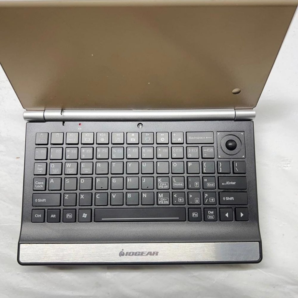 Wireless Keyboard trackball IOGear GKM571R USED  Mini RF  2.4 GHz